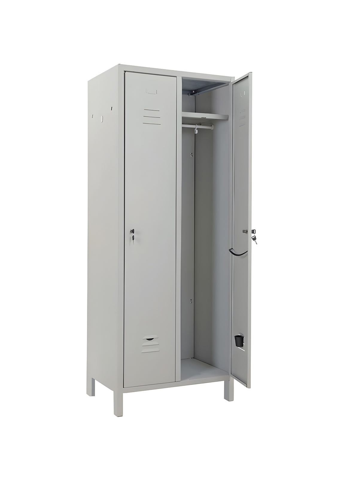 ARMADIETTO METALLICO DUE PORTE